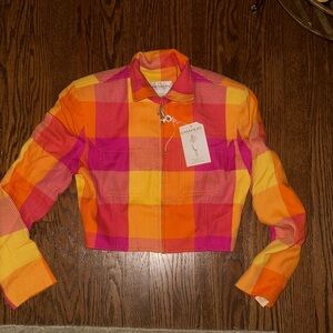 Emanuel Ungaro Multicolor Plaid Jacket